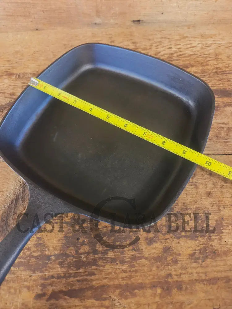Wagner made Griswold Square Skillet with Small Block Logo 55. Restored and Ready to Use! - Skillet