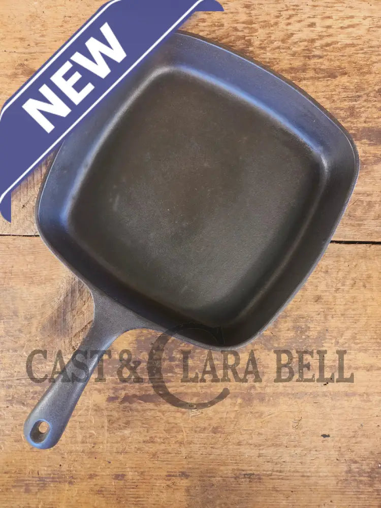 Wagner made Griswold Square Skillet with Small Block Logo 55. Restored and Ready to Use! - Skillet