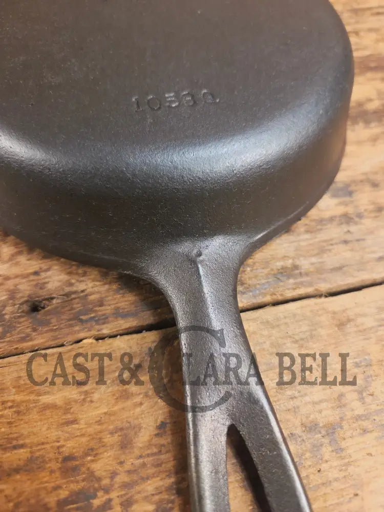 Wagner Ware #3 Cast Iron Egg Skillet with Stylized Logo and Smooth Bottom 1053 Q Skillet