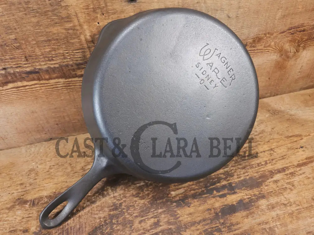 Wagner Ware #8 Cast Iron Skillet with Stylized Logo and Smooth Bottom 1058 J SC24 - Skillet