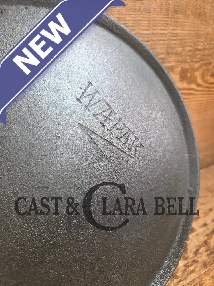 Wapak #7 Cast Iron Round Griddle. Perfect for grilled cheese and omelets Griddle