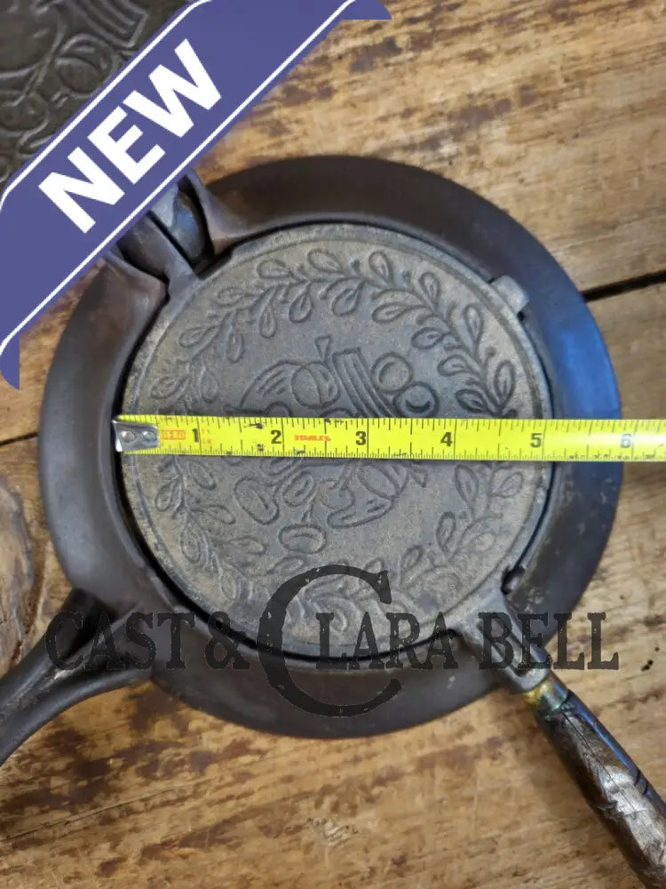 What a gift! Late 1800’s Wagner Sidney Krumkake waffle iron. Makes delicious pizzelles and waffle cones! Waffle Iron