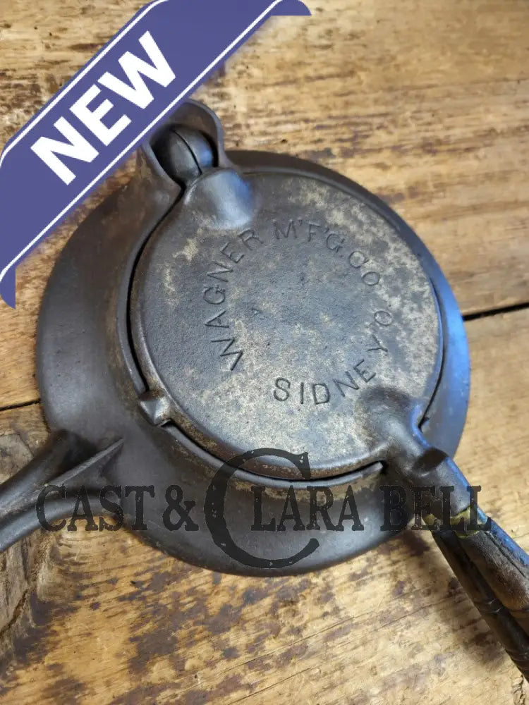 What a gift! Late 1800’s Wagner Sidney Krumkake waffle iron. Makes delicious pizzelles and waffle cones! Waffle Iron