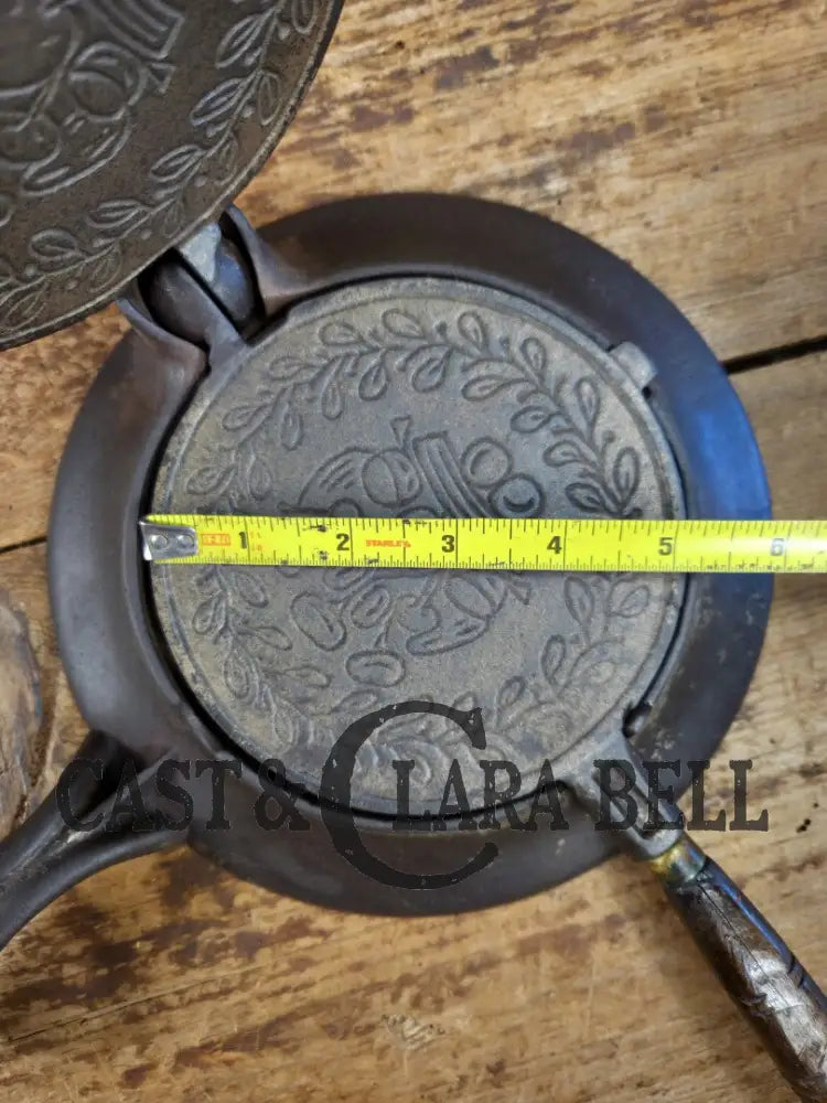 What a gift! Late 1800’s Wagner Sidney Krumkake waffle iron. Makes delicious pizzelles and waffle cones! Waffle Iron