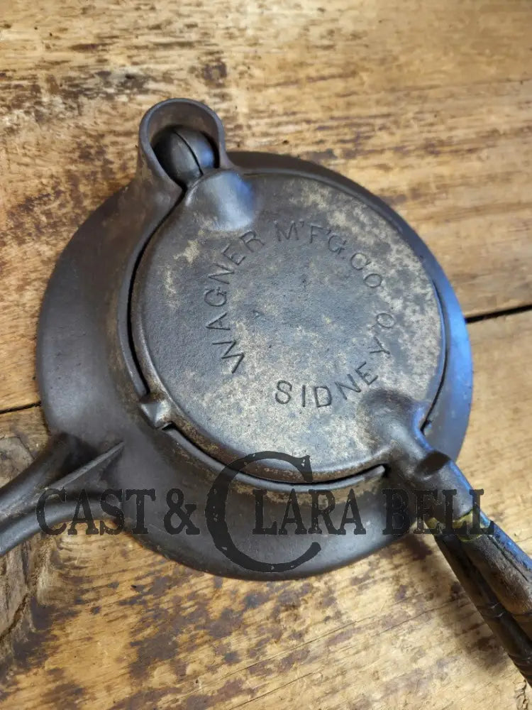 What a gift! Late 1800’s Wagner Sidney Krumkake waffle iron. Makes delicious pizzelles and waffle cones! Waffle Iron