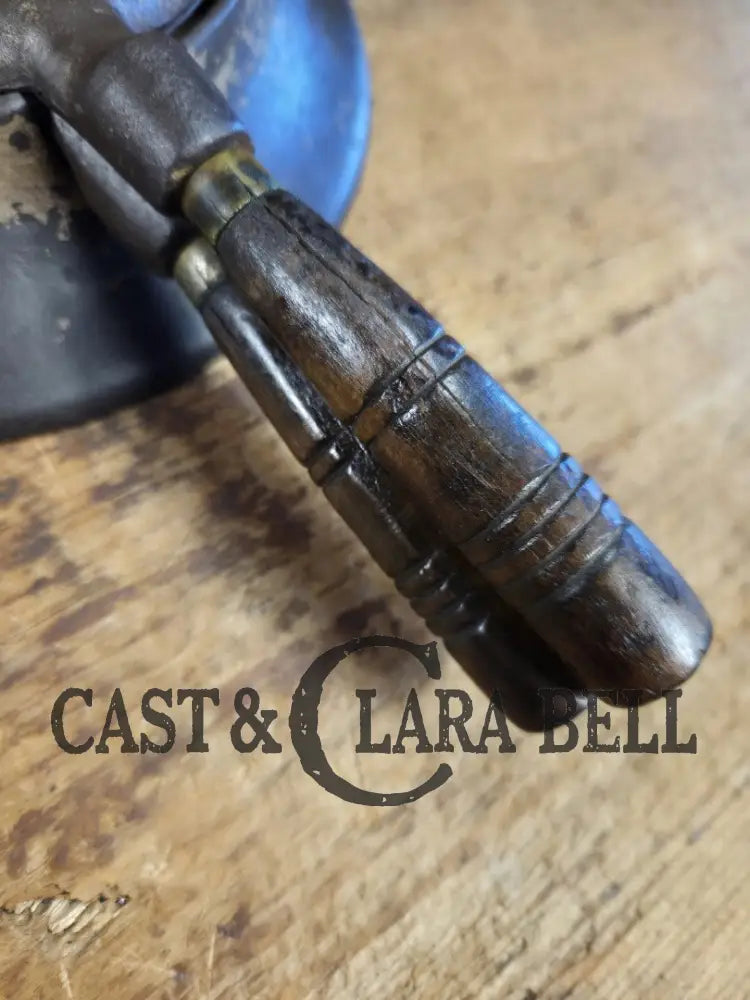 What a gift! Late 1800’s Wagner Sidney Krumkake waffle iron. Makes delicious pizzelles and waffle cones! Waffle Iron