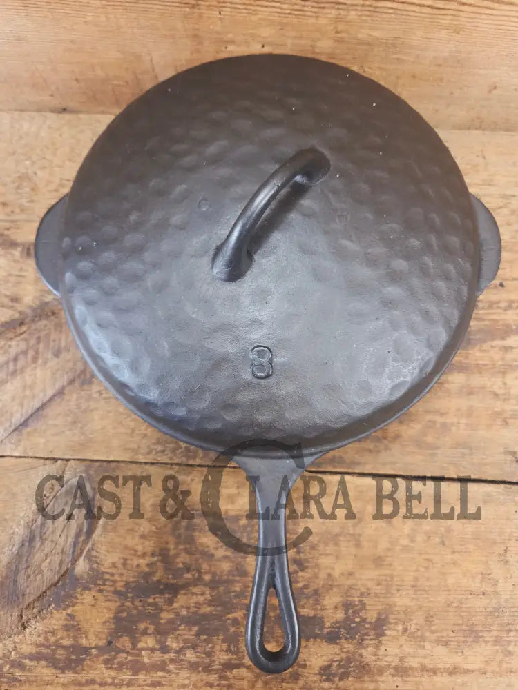 What is a ’hammered ugly’ #8 Chicken Fryer? A very cool unusual piece! - Skillet