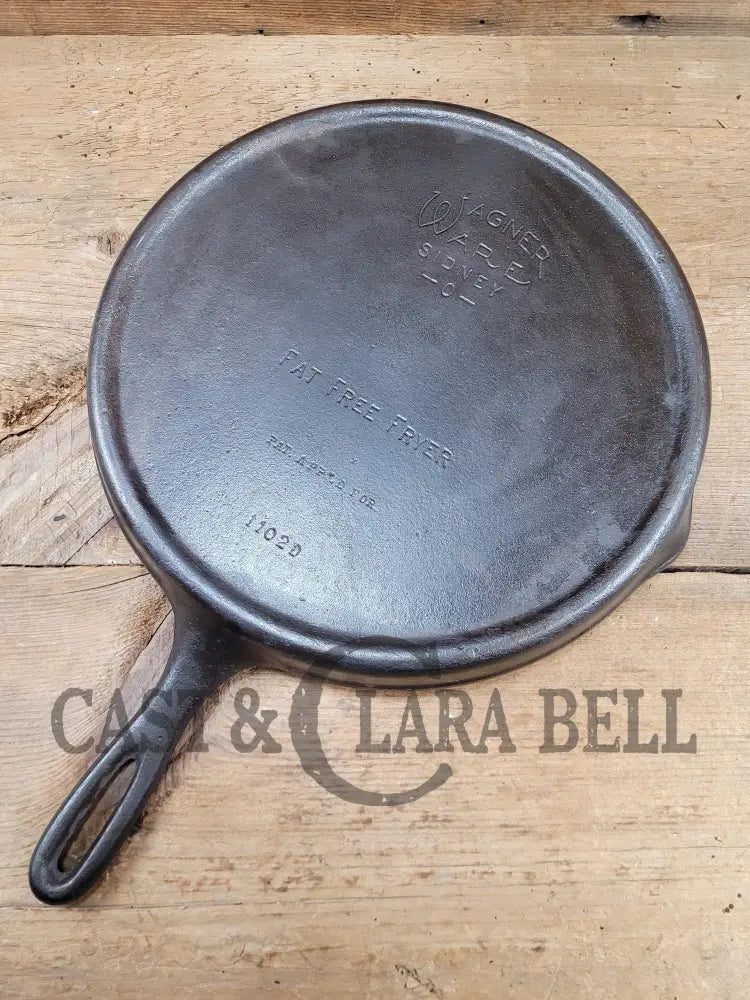 Wonderful Utility Griddle! Wagner Ware Fat Free Fryer Skillet Griddle With Rim Drain 1102 D.