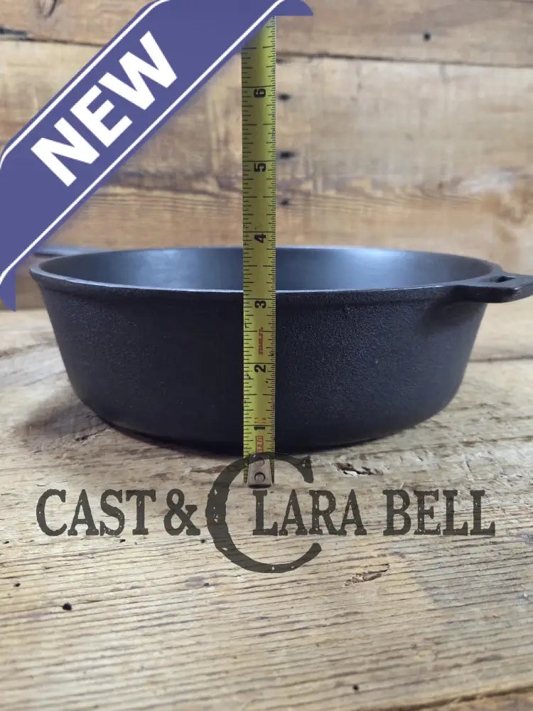 Workhorse Fryer! 1940โs Wagner #8 Cast Iron DEEP Skillet 10 1/2 inch Skillet. Chicken Fryer Skillet