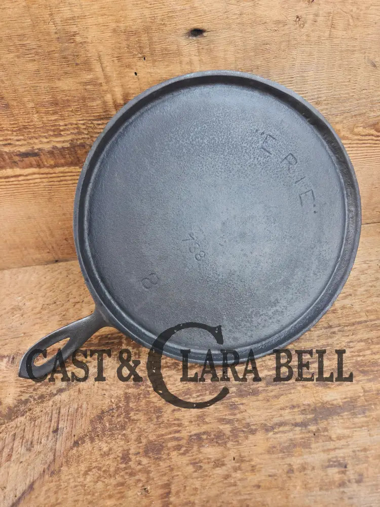 Wow 1890βs era Erie (Griswold) #8 Round Griddle ERIE 738. Lightweight and what a story to tell! Griddle