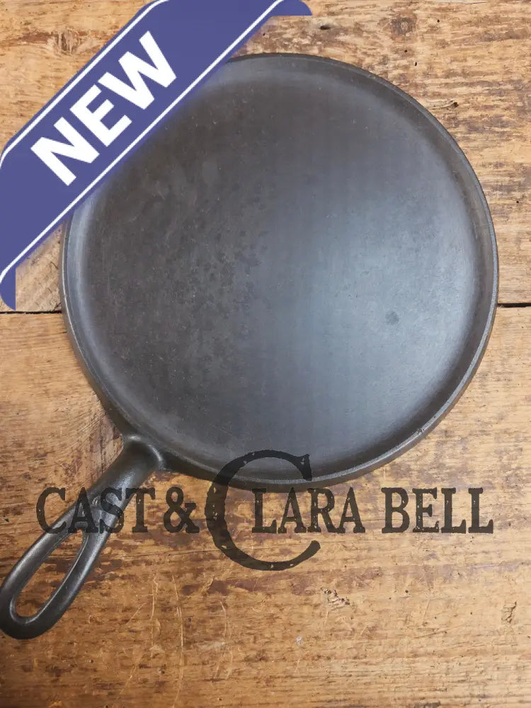 Wow 1910βs era Erie (Griswold) #8 Round Griddle 738 B. Bracing design and FULL Erie PA USA Griddle
