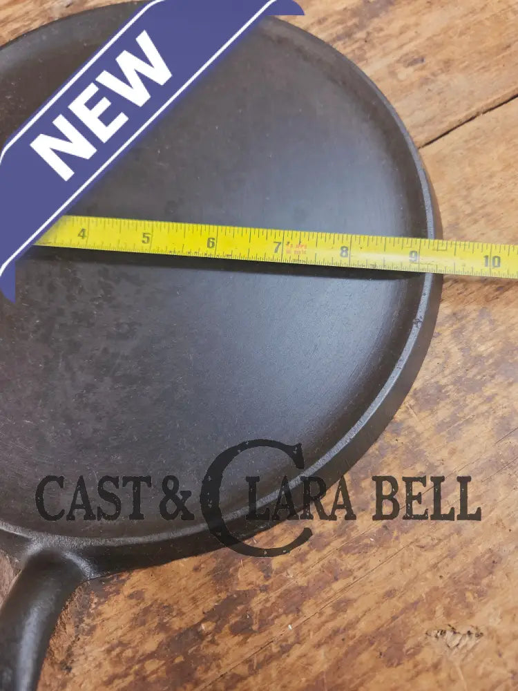 Wow 1910βs era Erie (Griswold) #8 Round Griddle 738 B. Bracing design and FULL Erie PA USA Griddle