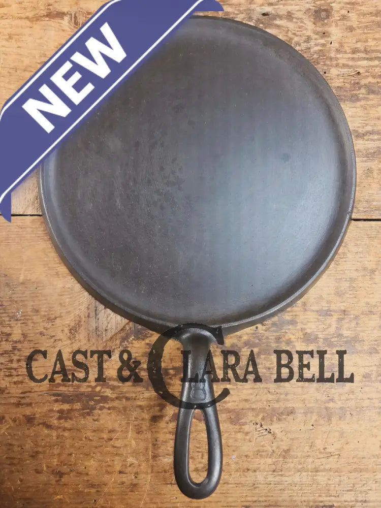 Wow 1910βs era Erie (Griswold) #8 Round Griddle 738 B. Bracing design and FULL Erie PA USA Griddle