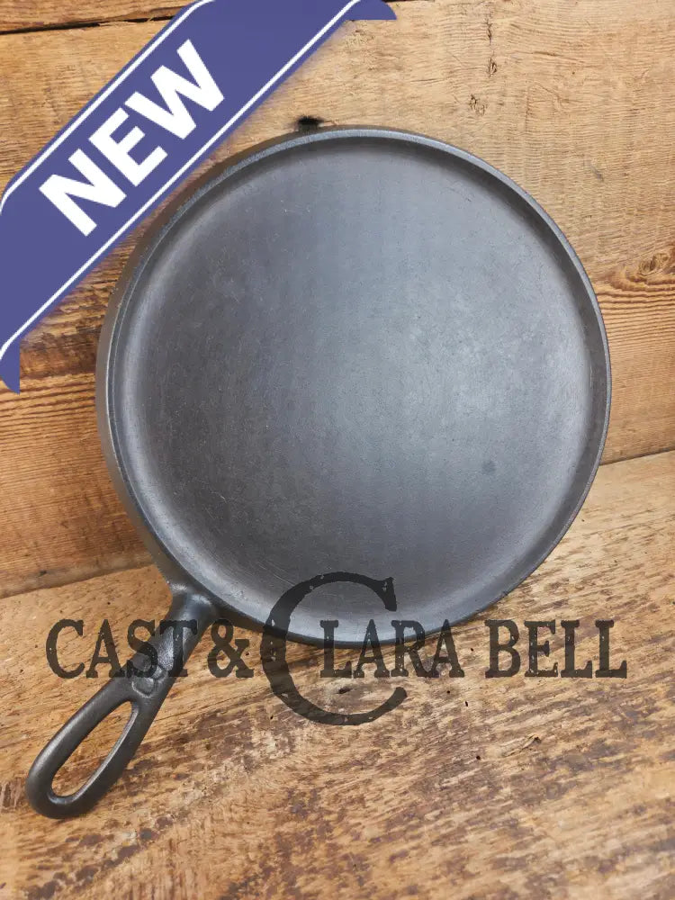 Wow 1910βs era Erie (Griswold) #8 Round Griddle 738 B. Bracing design and FULL Erie PA USA Griddle