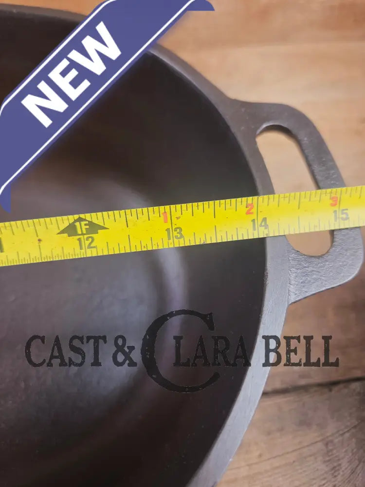 WOW WOW!!! 1920’s Griswold #5 Large Block Logo Oval Roaster. P/N 645 Bottom 645 Lid. Beautiful! Dutch Ovens Trivets &