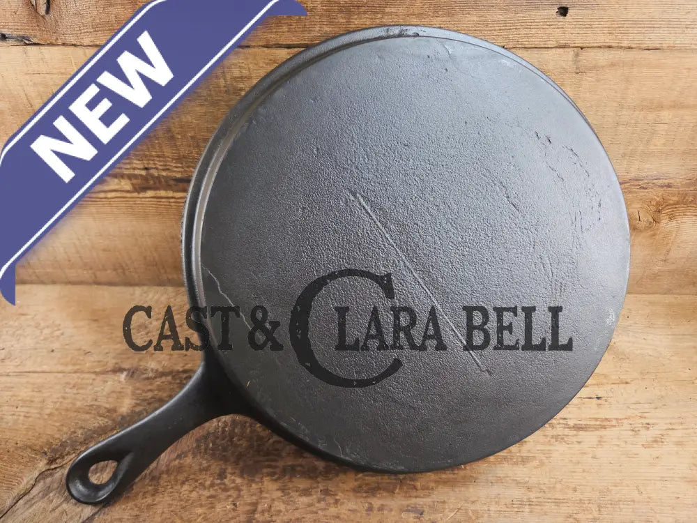 WOW! Authentic rare Philo Penfield Stewart Mid 1800’s elegant HUGE raised P.P.S. #12 skillet. This is a tough one to