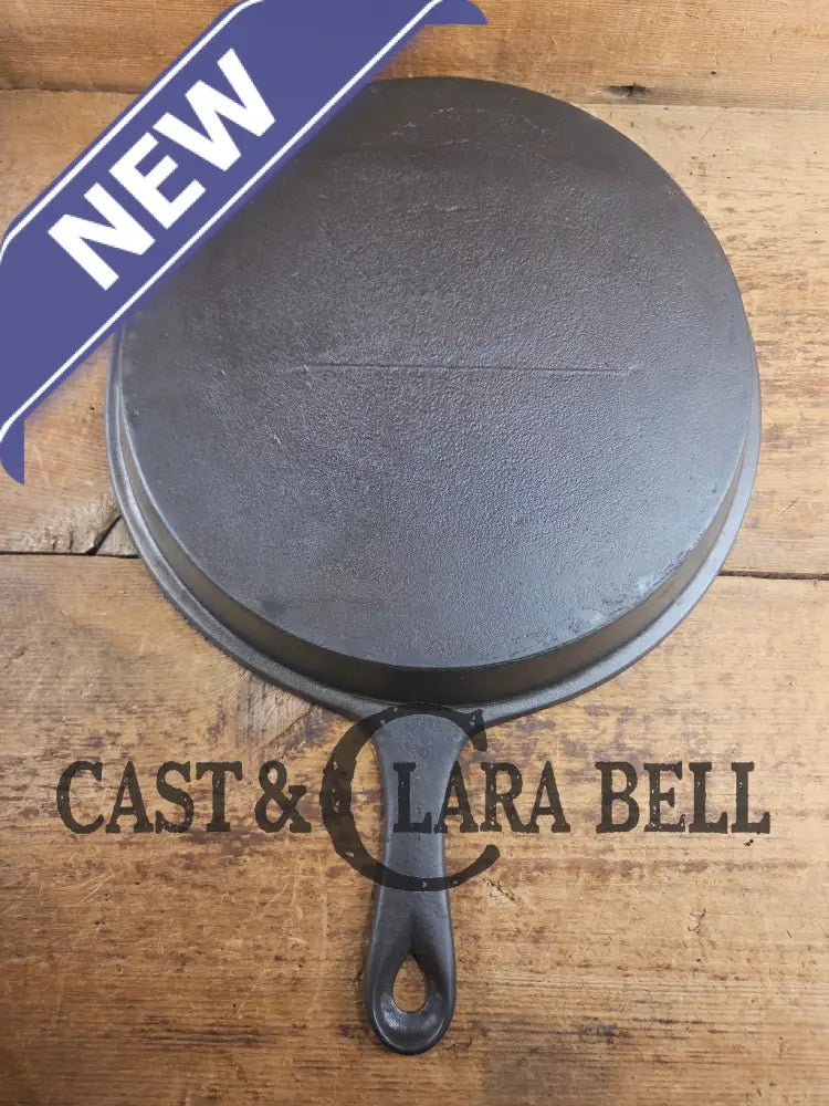 WOW! Authentic rare Philo Penfield Stewart Mid 1800’s elegant HUGE raised P.P.S. #12 skillet. This is a tough one to