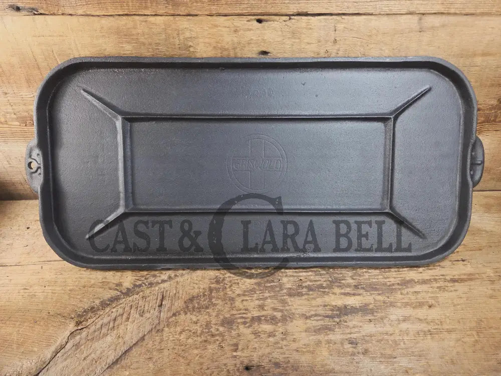WOW! Griswold #9 Long Griddle (21’’ × 10’’) with Slant Logo and ’ERIE’ markings. GREAT for every day griddle on all