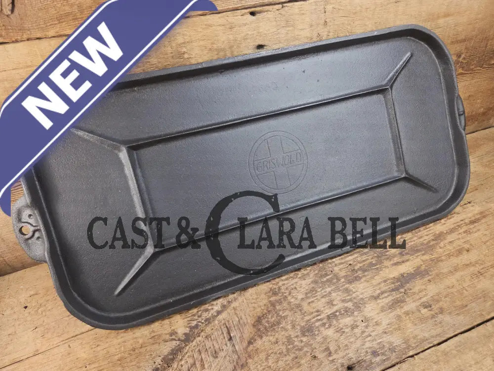 WOW! Griswold #9 Long Griddle (21ββ Γ 10ββ) with Slant Logo and βERIEβ markings. GREAT for every day griddle on all