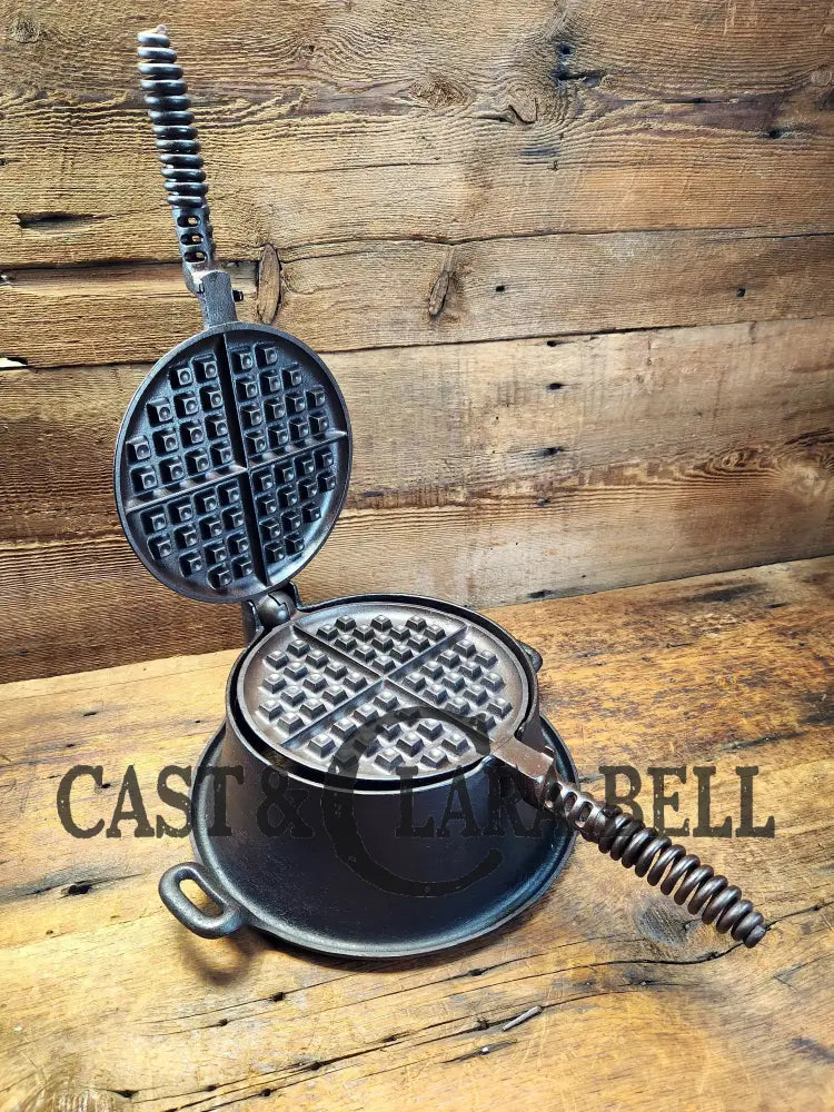 Wow! Hard To Find 1940βS Era Best Made (Sears & Roebuck) Griswold #8 Waffle Iron. Matching Tall