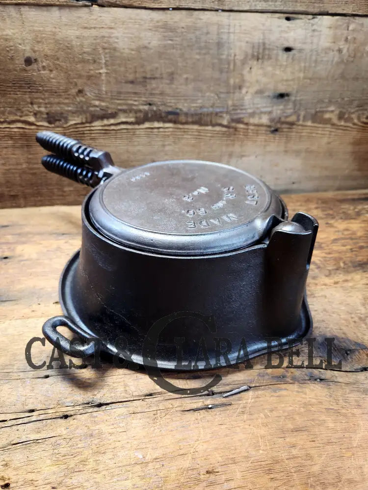 Wow! Hard To Find 1940βS Era Best Made (Sears & Roebuck) Griswold #8 Waffle Iron. Matching Tall