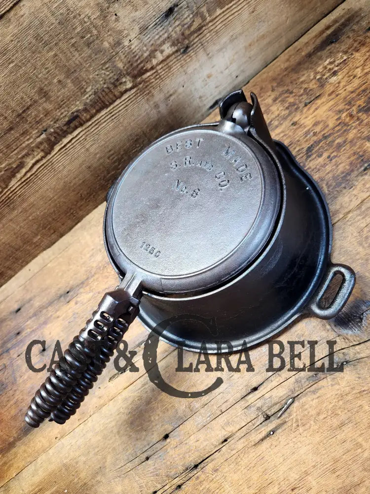 Wow! Hard To Find 1940βS Era Best Made (Sears & Roebuck) Griswold #8 Waffle Iron. Matching Tall