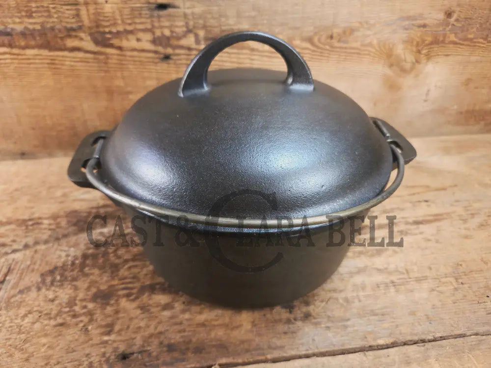 WOW Hard to Find and the cutest Dutch oven EVER. 1920βs Griswold #6 Tite-Top Cast Iron Dutch Oven High Dome Lid with EZ
