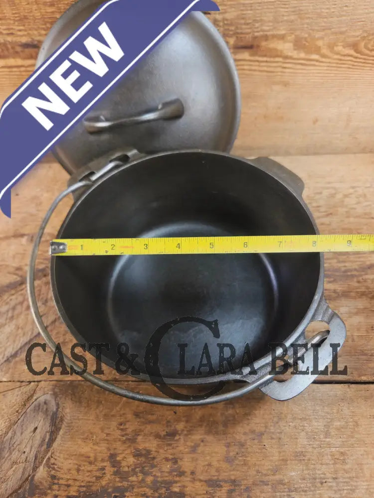 WOW Hard to Find and the cutest Dutch oven EVER. 1920’s Griswold #6 Tite-Top Cast Iron Dutch Oven High Dome Lid with EZ