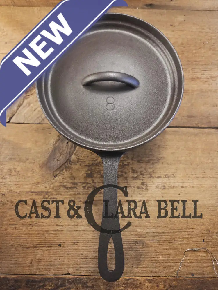 Wow! Hard to Find early Lodge Spider Pot with raised 8 and lid. Awesome for campfire cooking and for display! Skillet