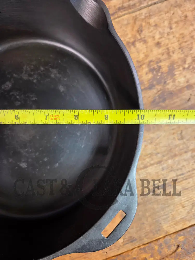 WOW! Hard to find 1930’s Hammered finish Griswold No. 8 DEEP CHICKEN FRYER Cast Iron Skillet 2028 w/ hinged lid 2098