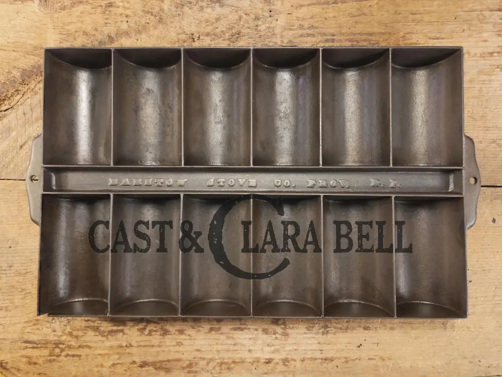 WOW. Late 1800βs Barstow LARGE No. 15 French Roll Bread 12 cup. Providence R.I. made. Makes amazing muffins and small