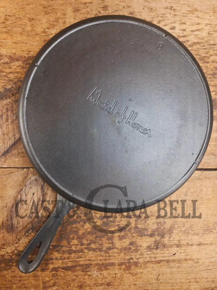 WOW! Maid of Honor (Lodge?) #8 skillet. Hard to find awesome design! - Skillet