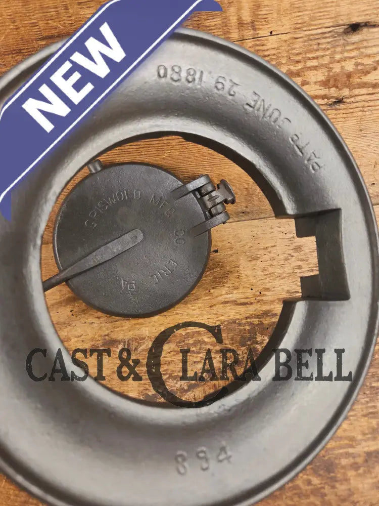 WOW. Mint Condition and Scarce to find as a complete set. 1890βs Griswold Pizzelle wafer iron. Absolutely gorgeous