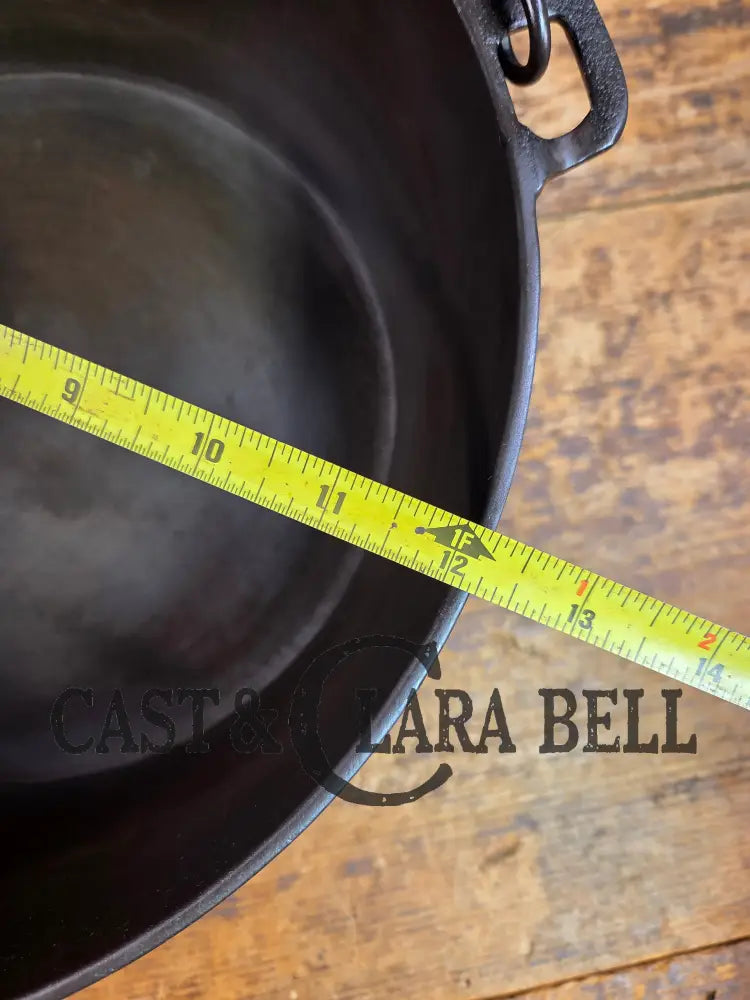 WOW. Not seen often! Late 1890’s Era Griswold ERIE Size #10 (835) Dutch Oven with ERIE Logo & (2553) Lid. One of the