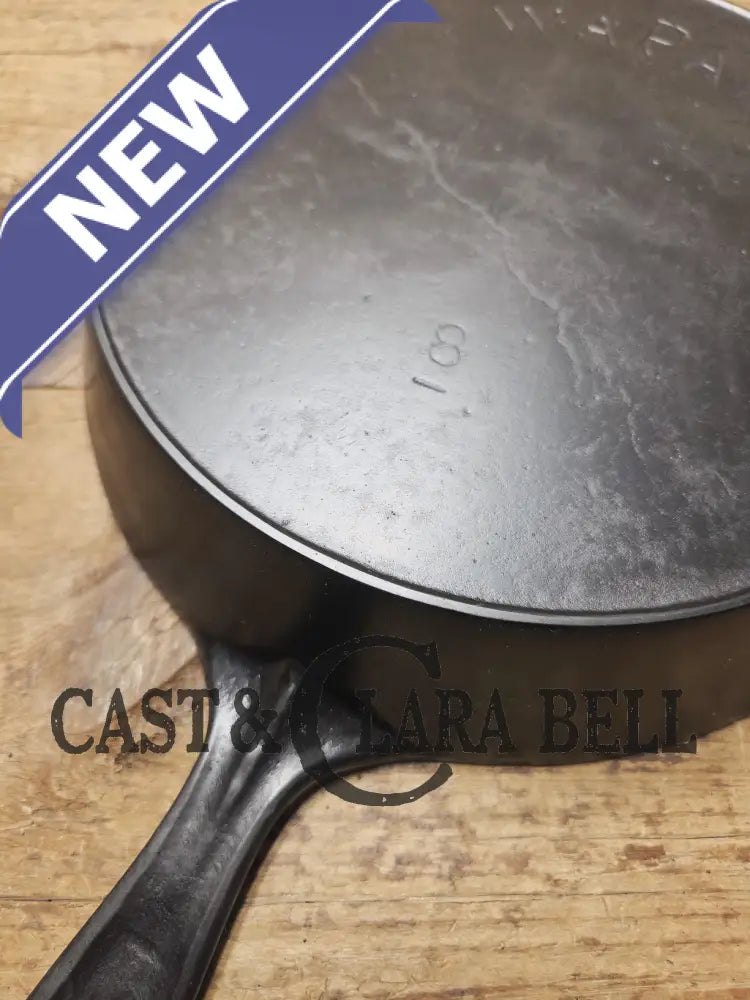 WOW! Rare 1920’s Wapak ’Chicken Foot’ skillet. As sought after as the infamous Wapak Indian Logo. Gorgeous skillet