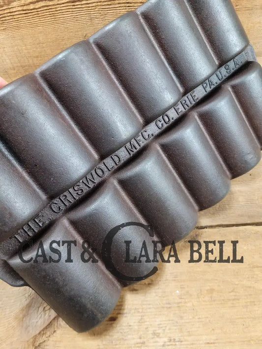 Wow. Rare Variation 1 (Rarity 8 Of 10) 1920βS Large Griswold No. 15 French Roll Bread 12 Cup