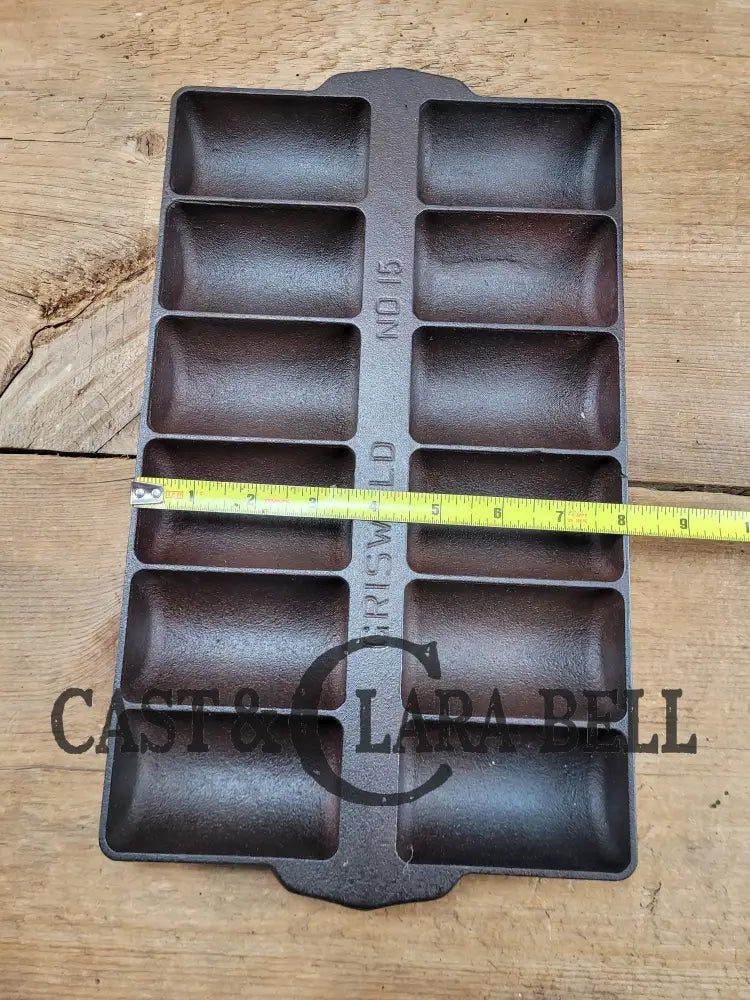 Wow. Rare Variation 1 (Rarity 8 Of 10) 1920βS Large Griswold No. 15 French Roll Bread 12 Cup