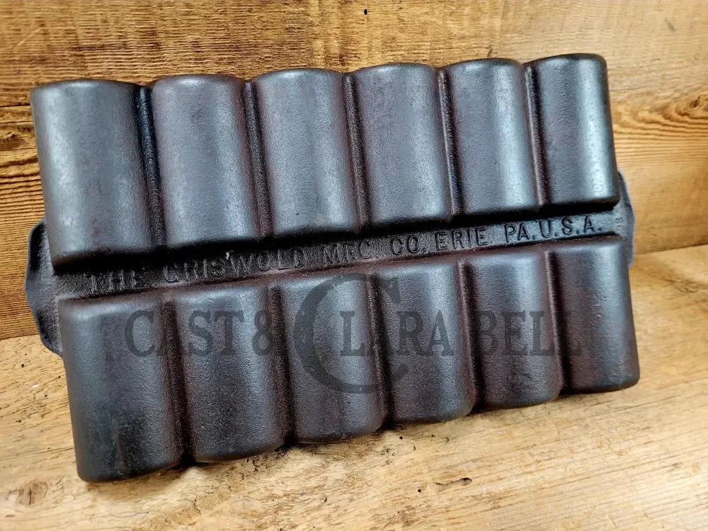Wow. Rare Variation 1 (Rarity 8 Of 10) 1920βS Large Griswold No. 15 French Roll Bread 12 Cup