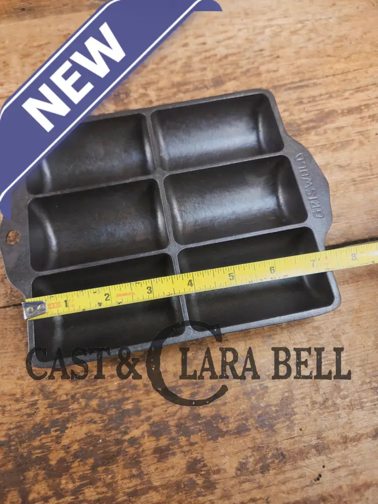 WOW. Tough To Find 1920βs LARGE Griswold No. 16 French Roll Bread 6 cup 6139 Bakeware