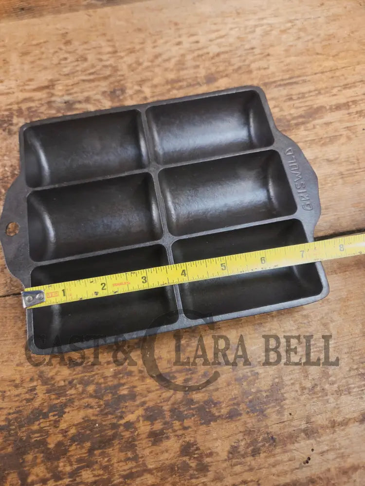 WOW. Tough To Find 1920βs LARGE Griswold No. 16 French Roll Bread 6 cup 6139 Bakeware