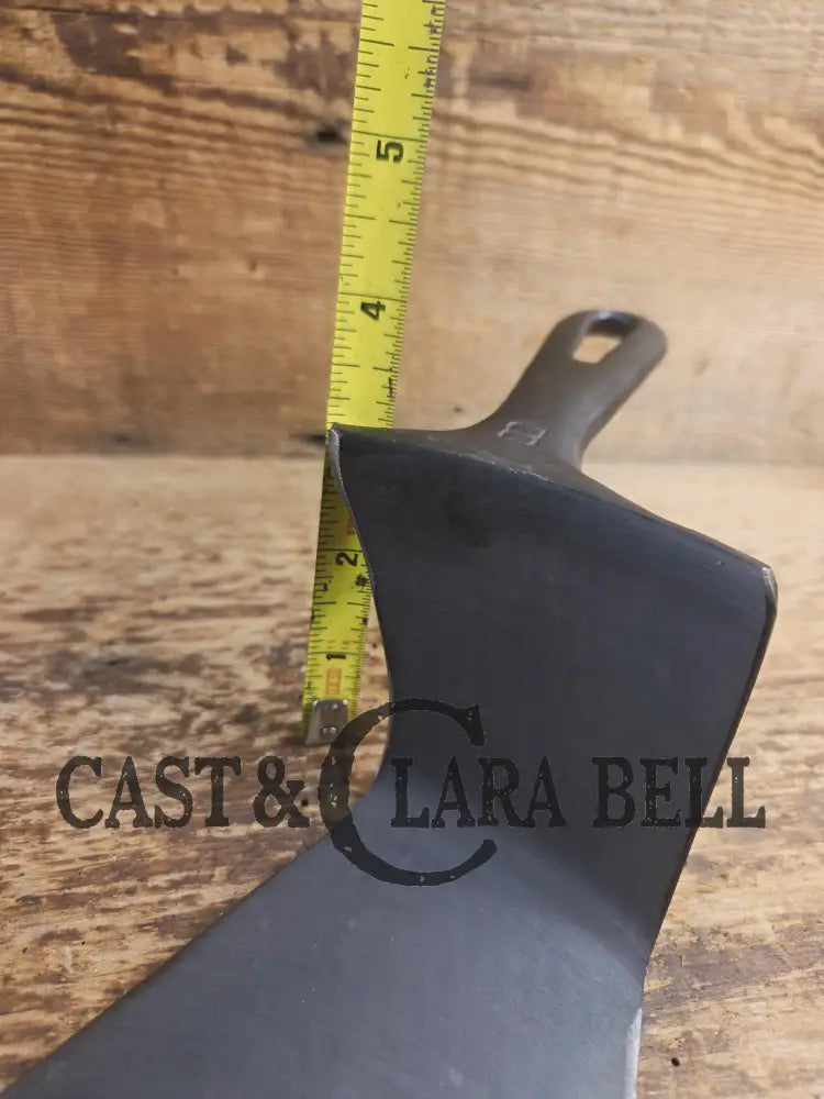 Wow UNIQUE! Custom made Griswold Cast Iron DEEP Skillet Spatula. Reclaimed from a Small Block cast iron deep skillet.