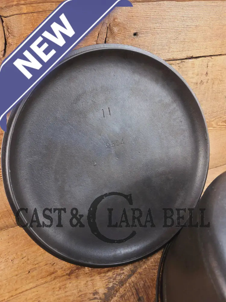 WOW. Very rare 1910βs Griswold Size #11 (834) Dutch Oven with Slant Logo and (2554) Lid. One you donβt see often. Dutch