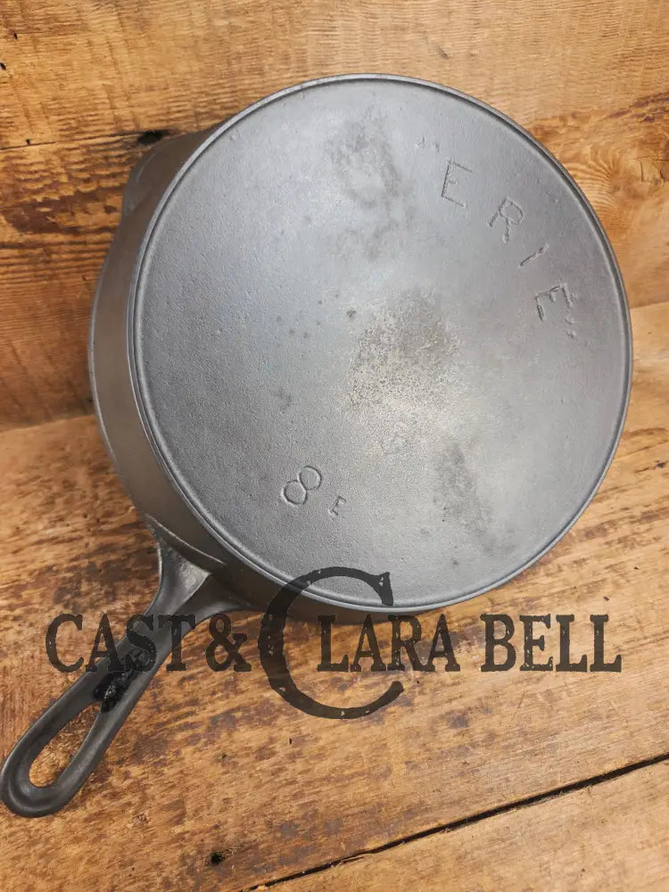WOW VHTF 1890βs Era Griswold Erie 2nd Series #8 Skillet with Anchor Makers Mark! Awesome piece that tells a fantastic
