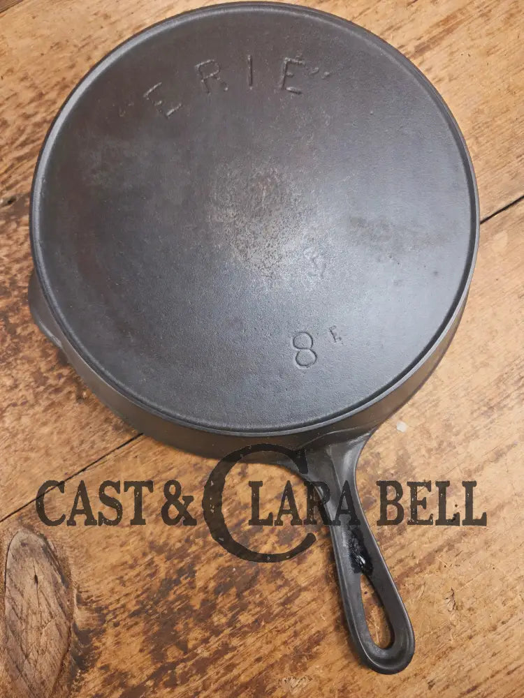 WOW VHTF 1890βs Era Griswold Erie 2nd Series #8 Skillet with Anchor Makers Mark! Awesome piece that tells a fantastic