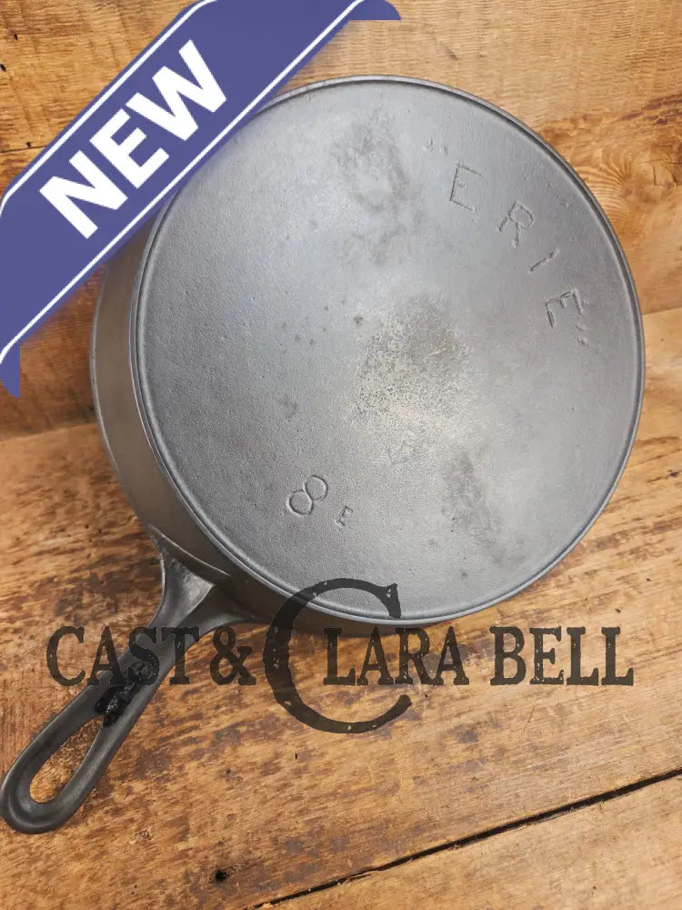 WOW VHTF 1890βs Era Griswold Erie 2nd Series #8 Skillet with Anchor Makers Mark! Awesome piece that tells a fantastic