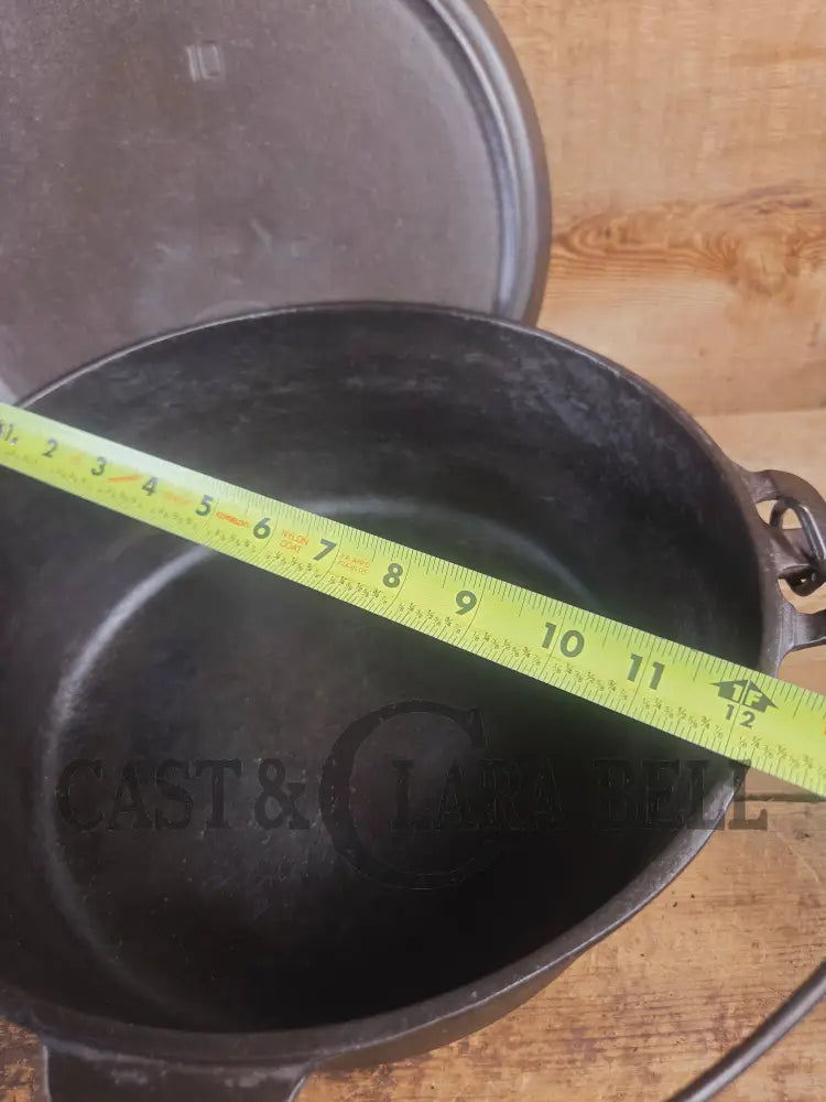 Wow! VHTF huge #10 Authentic Griswold (310) Camp Stove. Enormous & perfect for braising large cuts of meat stews etc.