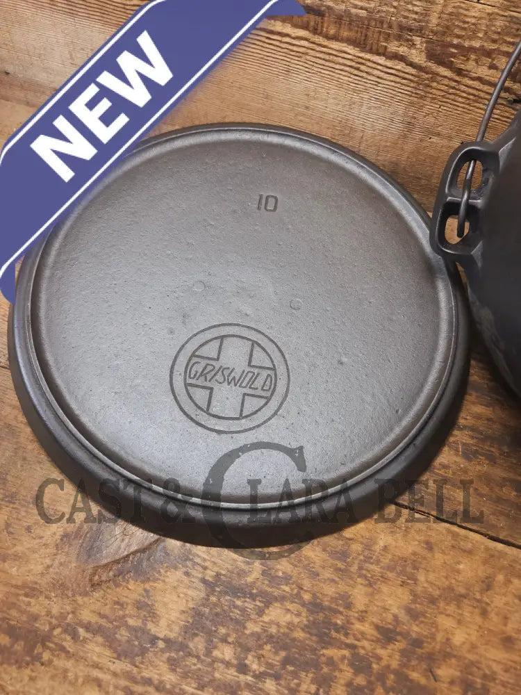 Wow! VHTF huge #10 Authentic Griswold (310) Camp Stove. Enormous & perfect for braising large cuts of meat stews etc.