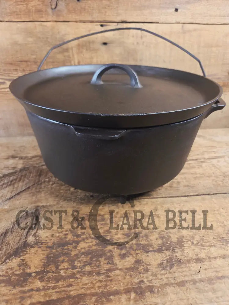 Wow! VHTF huge #10 Authentic Griswold (310) Camp Stove. Enormous & perfect for braising large cuts of meat stews etc.