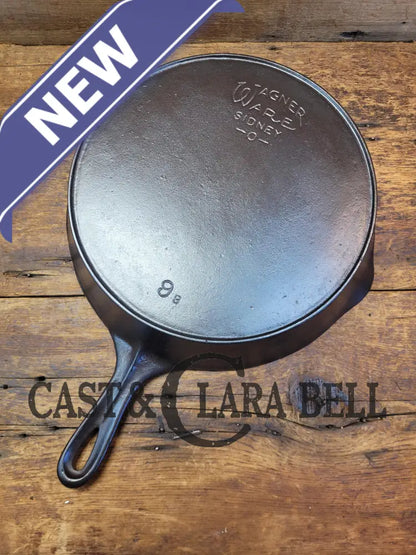 100% Gorgeous. 1920’S Early Wagner Ware #9 Cast Iron Skillet With Heat Ring 9 B