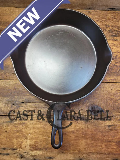 100% Gorgeous. 1920’S Early Wagner Ware #9 Cast Iron Skillet With Heat Ring 9 B